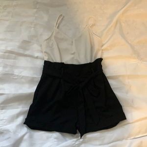 Rumper blanco y negro